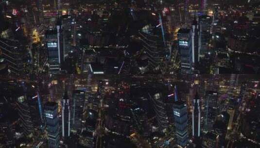 广州cbd夜景航拍宣传片高清在线视频素材下载
