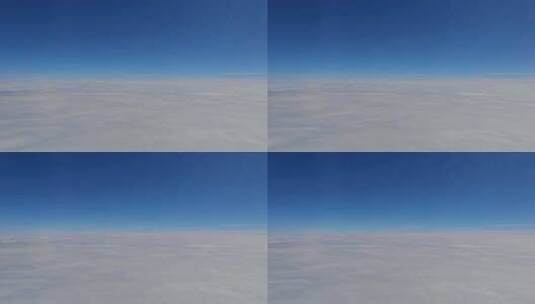飞机窗外云景云海风光高清在线视频素材下载