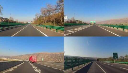 汽车视角 公路高速公路高清在线视频素材下载
