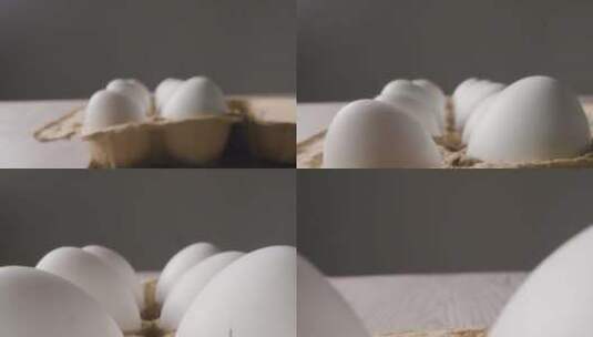 谷物鸡蛋 土鸡蛋 鸡蛋特写高清在线视频素材下载