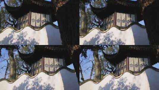 苏州园林拙政园中式园林高清在线视频素材下载