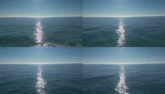 大海海面波光粼粼高清在线视频素材下载