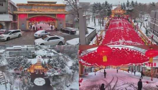 中兴公司雪景高清在线视频素材下载