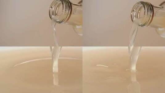 果汁倒水流体慢速饮料微距高清在线视频素材下载