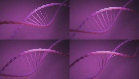 移动3d dna结构高清在线视频素材下载