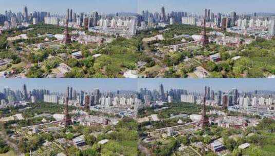 深圳地标，世界之窗高清在线视频素材下载