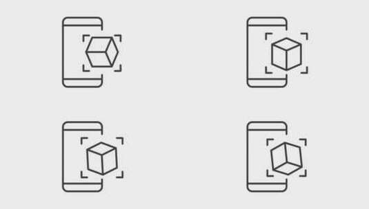 AR技术线动画高清在线视频素材下载