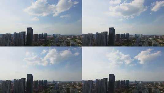 城市蓝天白云延时摄影视频素材高清在线视频素材下载