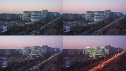 北京城市风光高清在线视频素材下载