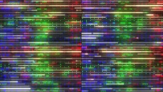 背景行上的彩色数字高清在线视频素材下载