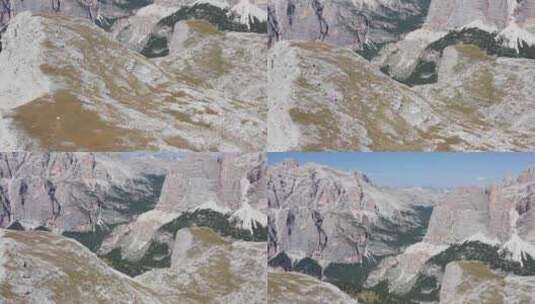 晴天期间范斯自然公园落基山脉的鸟瞰图高清在线视频素材下载