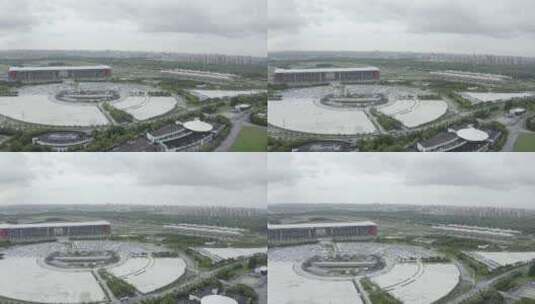 「有版权」航拍LOG3上海国际赛车场4K1-5高清在线视频素材下载