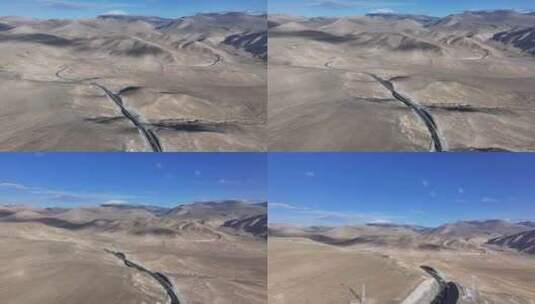 帕米尔高原航拍高清在线视频素材下载