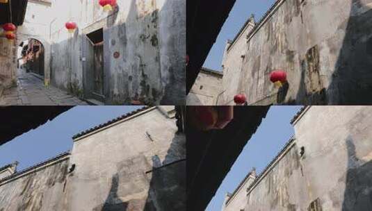 湖南黔阳古城古街小巷04【套组】高清在线视频素材下载