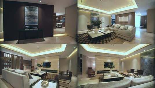 现代简约的室内设计高清在线视频素材下载