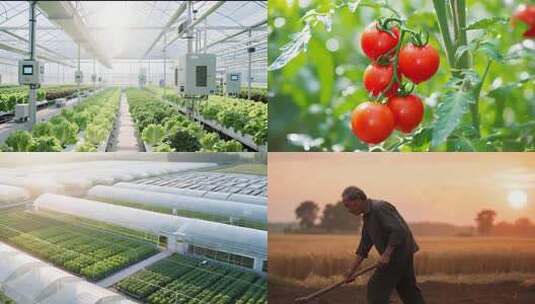 智慧种植 丰收的喜悦高清在线视频素材下载