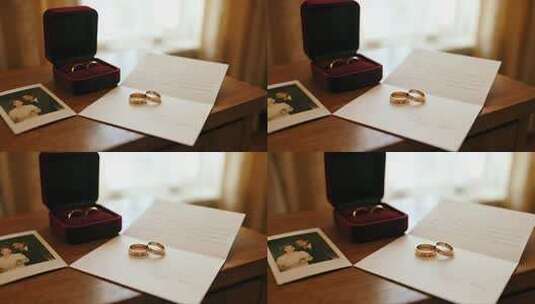 结婚戒指浪漫爱情承诺视频高清在线视频素材下载