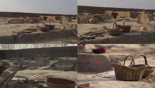 大型考古现场空境高清在线视频素材下载