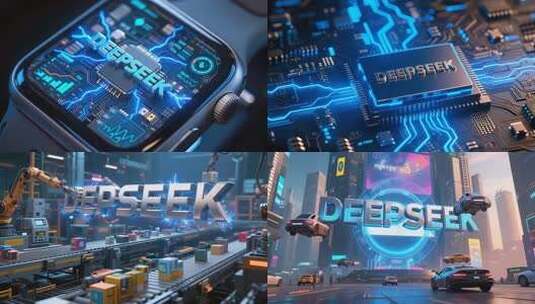 国产人工智能AI大模型赋能未来科技新机遇高清在线视频素材下载