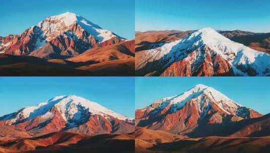 雪山自然风光全景高清在线视频素材下载