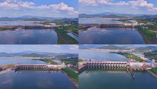 4K清远市飞来峡大坝水利枢纽7高清在线视频素材下载