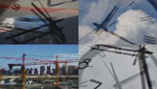 时代变迁时代发展空镜头高清在线视频素材下载