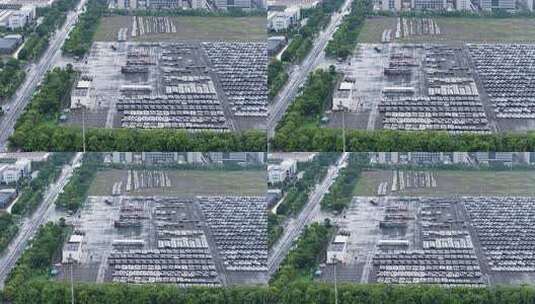 广汽传祺汽车工厂 杭州钱塘区大江东高清在线视频素材下载