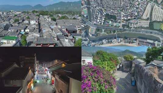 深圳大鹏所城航拍合集高清在线视频素材下载