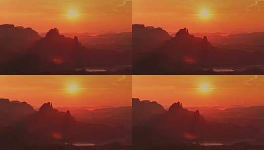 韶关丹霞山航拍0178高清在线视频素材下载