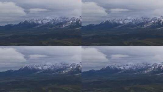 雪山自然风光全景高清在线视频素材下载