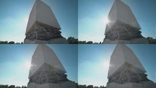 中国人民抗日战争纪念碑高清在线视频素材下载