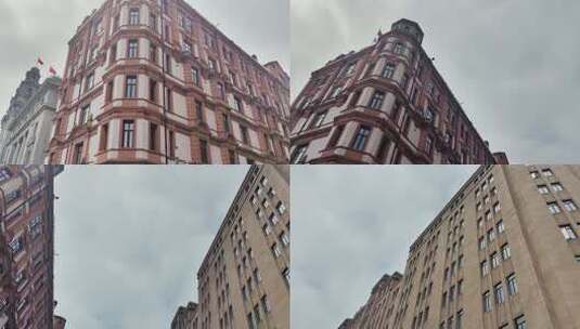 上海外滩建筑风景高清在线视频素材下载