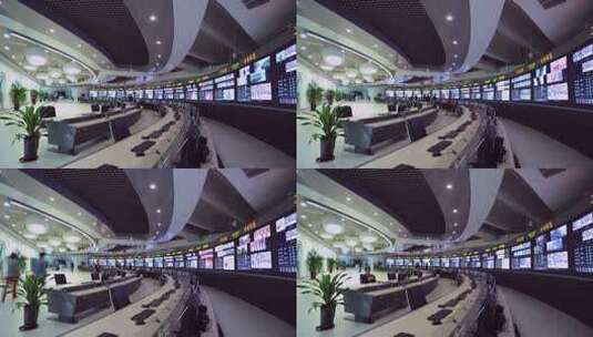 电视台播出监看机房 延时拍摄素材高清在线视频素材下载