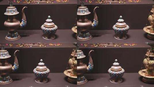 高原世界文化遗产布达拉宫文物高清在线视频素材下载