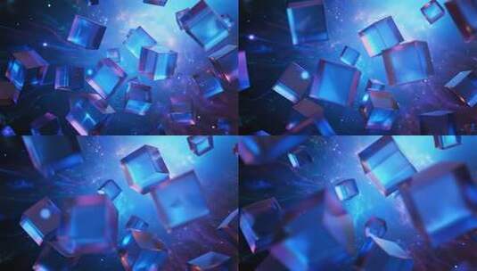 企业年会元宇宙区块链科技视频高清在线视频素材下载