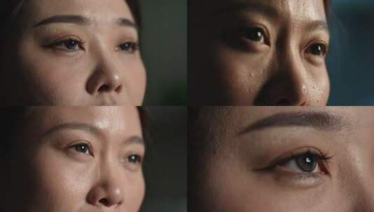 睁开眼镜 看见曙光希望未来高清在线视频素材下载