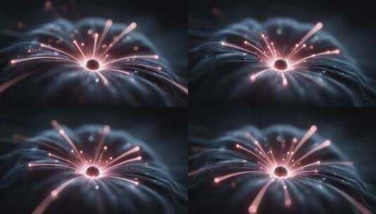 能量核心爆发光芒四射高清在线视频素材下载