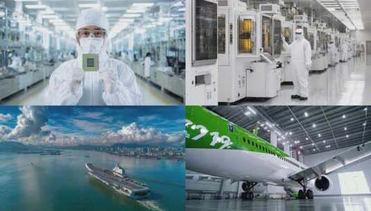 中国科技新质生产力现代化科技创新产业升级高清在线视频素材下载