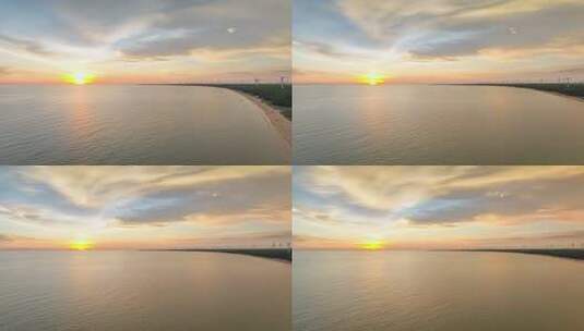 海洋日落延时高清在线视频素材下载
