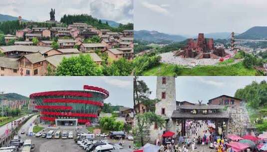 4k 万人火把节庆典人群狂欢宣传片高清在线视频素材下载