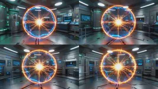 科幻空间能量球特效素材高清在线视频素材下载