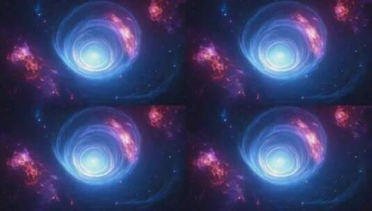 宇宙穿梭时空隧道空镜4K高清在线视频素材下载