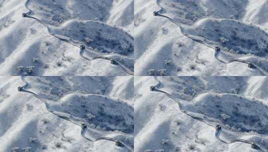 古长城万里长城航拍云海长城日出长城云雾高清在线视频素材下载