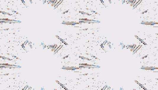 白色动漫速度线漫画风冲刺线条高清在线视频素材下载