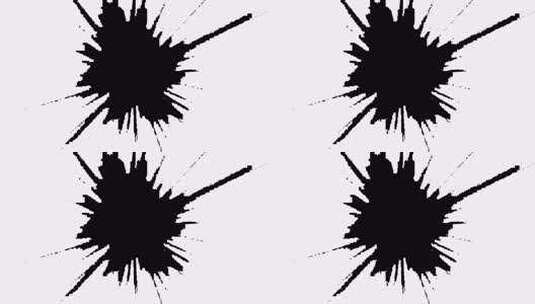 白色动漫速度线漫画风冲刺线条高清在线视频素材下载