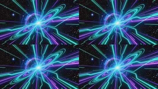 光速光线穿梭隧道穿梭科技光线科技4K高清在线视频素材下载