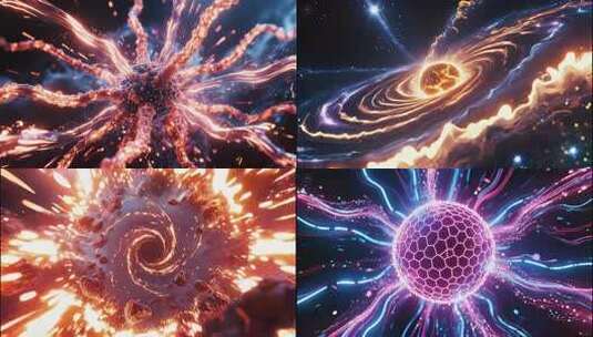 光能特效陨石能量球穿梭高清在线视频素材下载