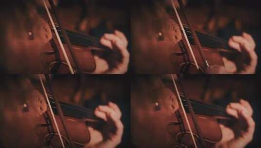 小提琴演奏手部特写素材高清在线视频素材下载