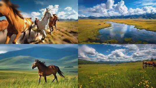 《我的蒙古马》大屏高清在线视频素材下载