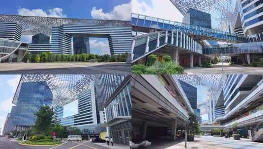 长三角G60云创空间 临港松江科技城高清在线视频素材下载